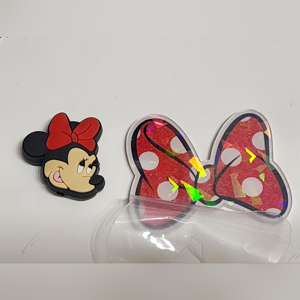 Flatback Mouse Beads Acrylic Crafts Keychain Bag Clip Magnet Hair Clip Badge